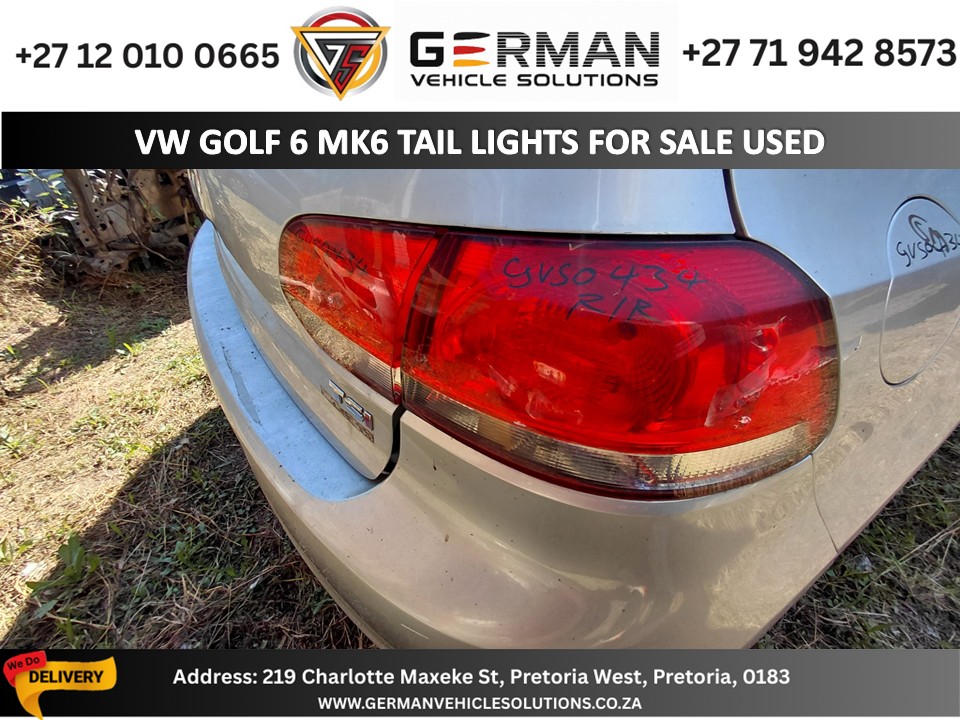 VW golf 6 mk6 tail lights for sale second hand - Private Seller VW golf 6 mk6 tail lights for sale second hand - Private Seller