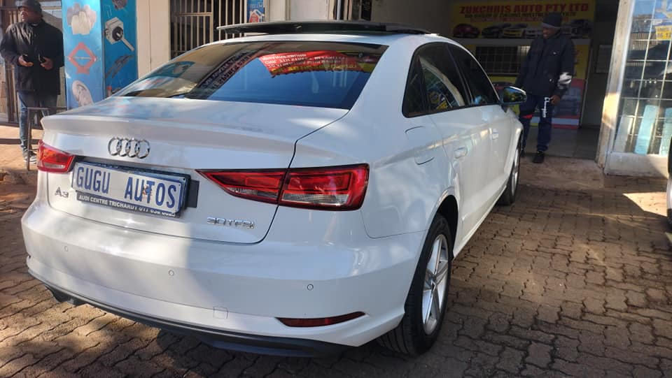 2018 AUDI A3 30TFSI AUTOMATIC CODE2 WHITE PETROL SUNROOF RESERVES SENSOR