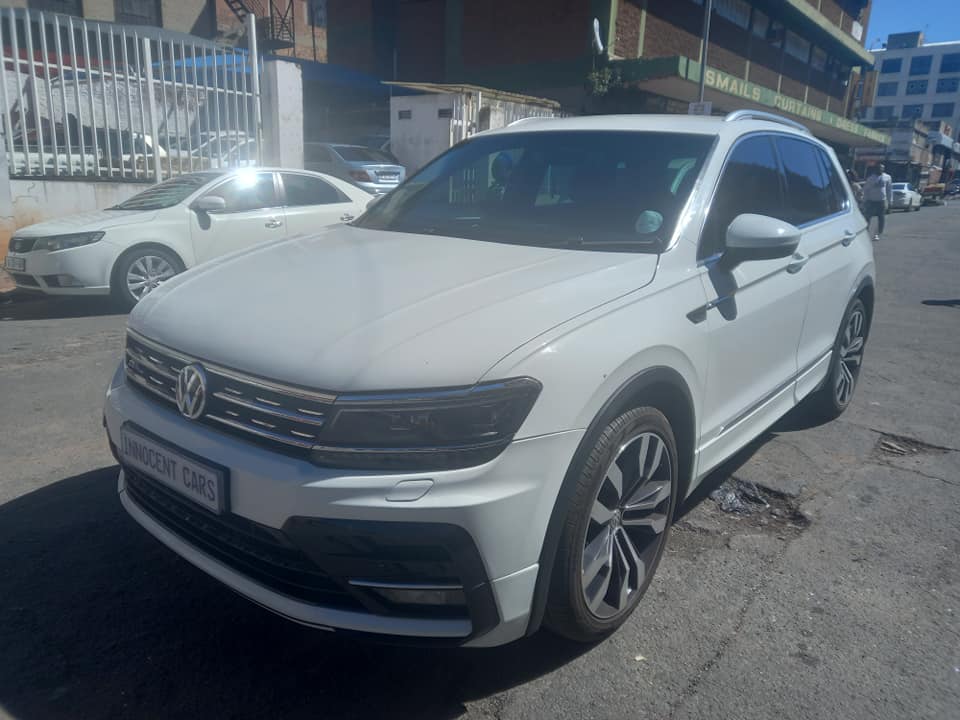 2017 VW TIGUAN 2.0 TSI MOTION RLINE PETROL, AUTOMATIC, WHITE COLOUR, MILEAGE