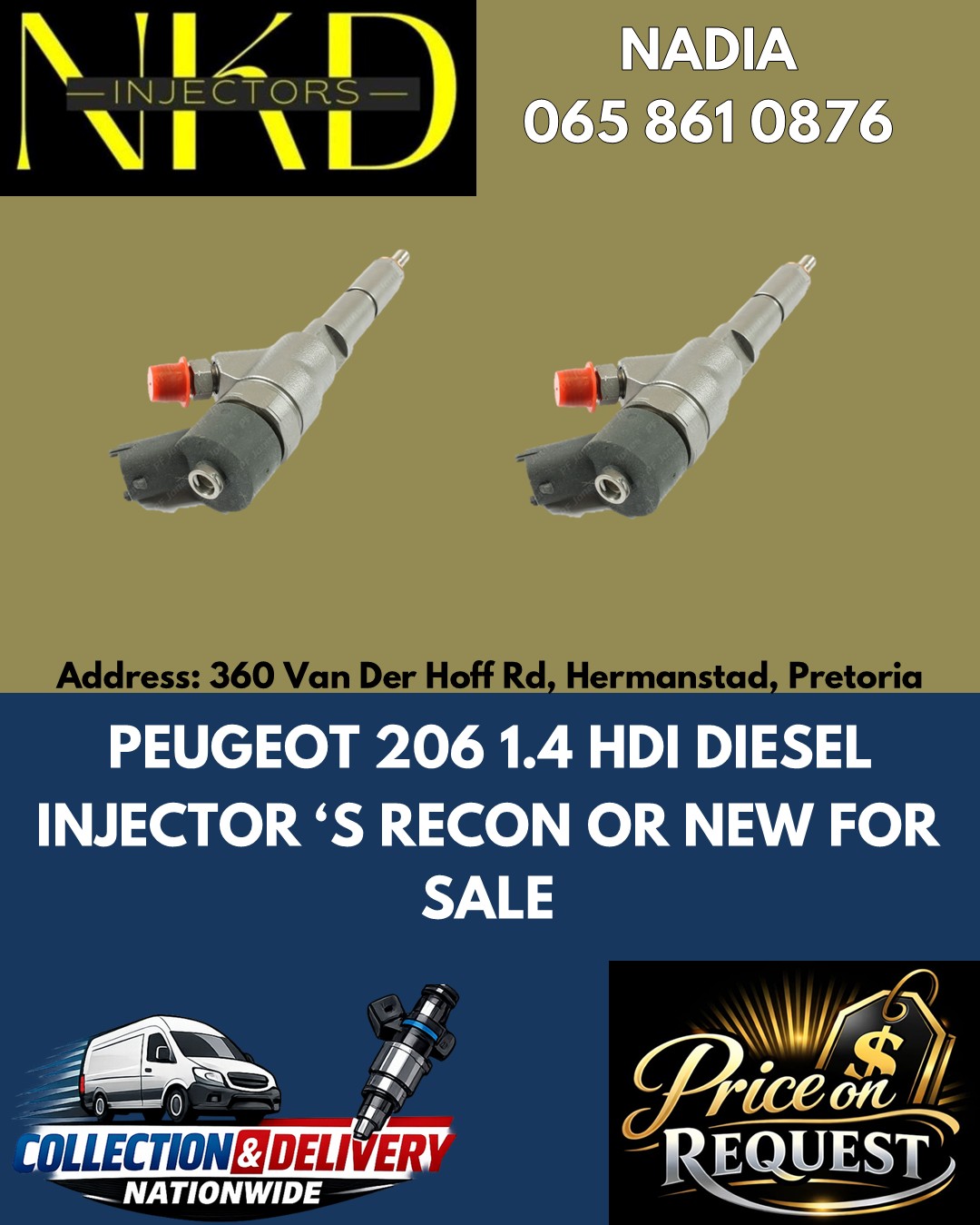 PEUGEOT 206 1.4 HDI DIESEL INJECTORS SPECIALISTS IN GAUTENG - Private Seller PEUGEOT 206 1.4 HDI DIESEL INJECTORS SPECIALISTS IN GAUTENG - Private Seller