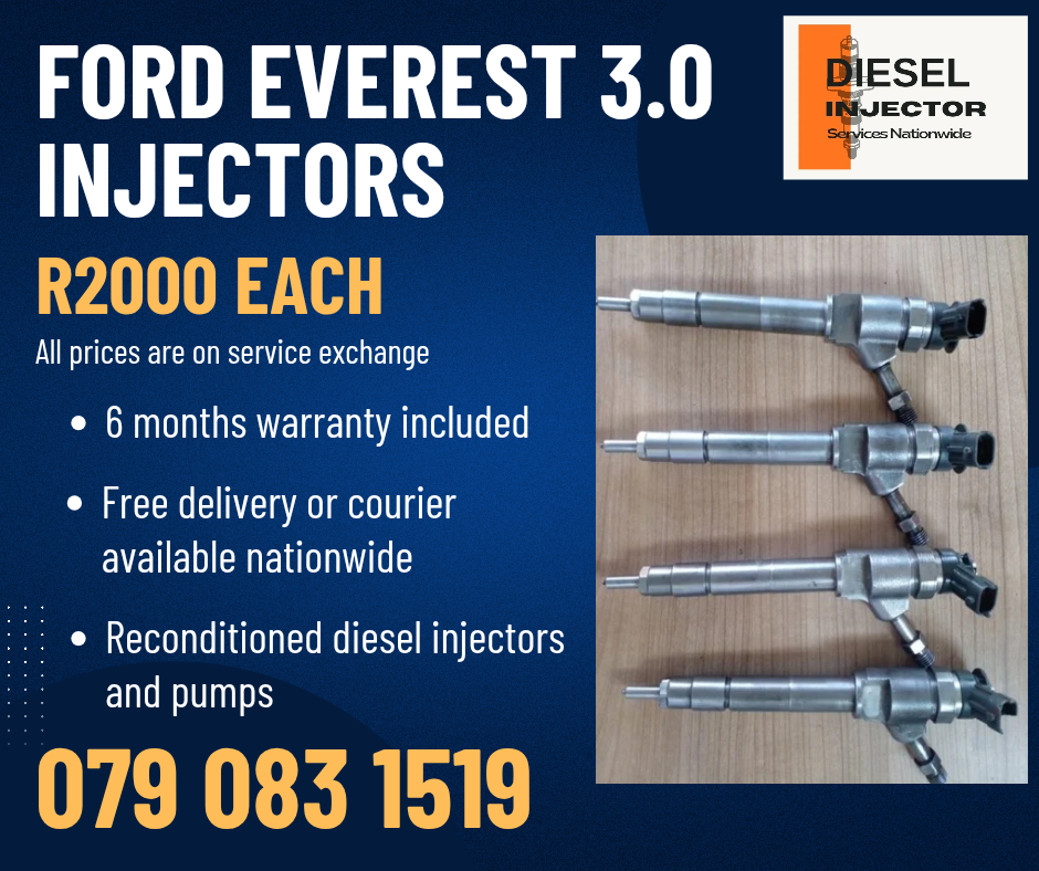 FORD EVEREST 3.0 INJECTORS FOR SALE WITH WARRANTY INCLUDED - Private Seller FORD EVEREST 3.0 INJECTORS FOR SALE WITH WARRANTY INCLUDED - Private Seller