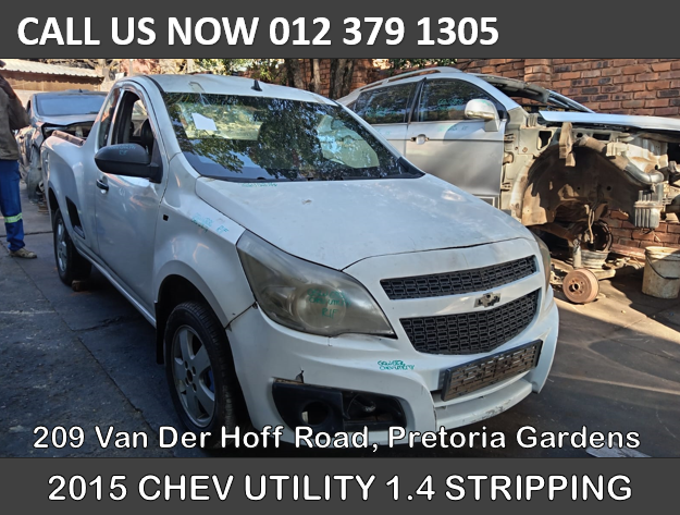 2015 CHEV UTILITY 1.4 MANUAL STRIPPING FOR SPARES - Private Seller 2015 CHEV UTILITY 1.4 MANUAL STRIPPING FOR SPARES - Private Seller