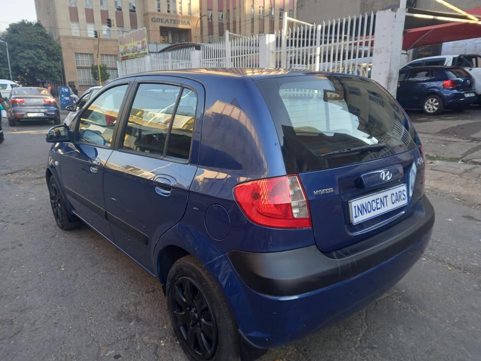 2008 HYUNDAI GETZ 1.4 PETROL, MANUAL, BLUE COLOR