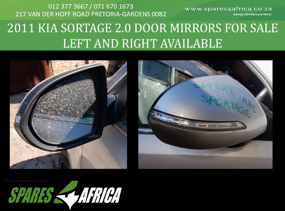 Kia Sportage 2.0 2011 Used Door Mirrors (Left & Right) - Private Seller Kia Sportage 2.0 2011 Used Door Mirrors (Left & Right) - Private Seller