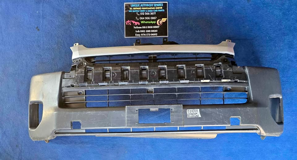 Toyota Quantum Front Bumper & Grill - Private Seller Toyota Quantum Front Bumper & Grill - Private Seller