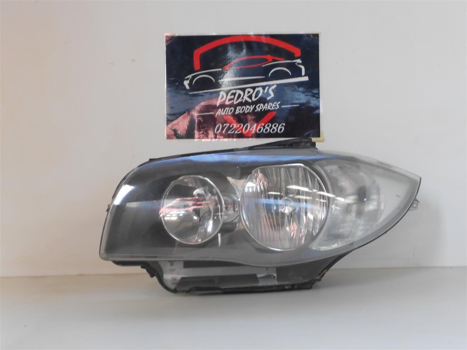 BMW 1 series Headlight