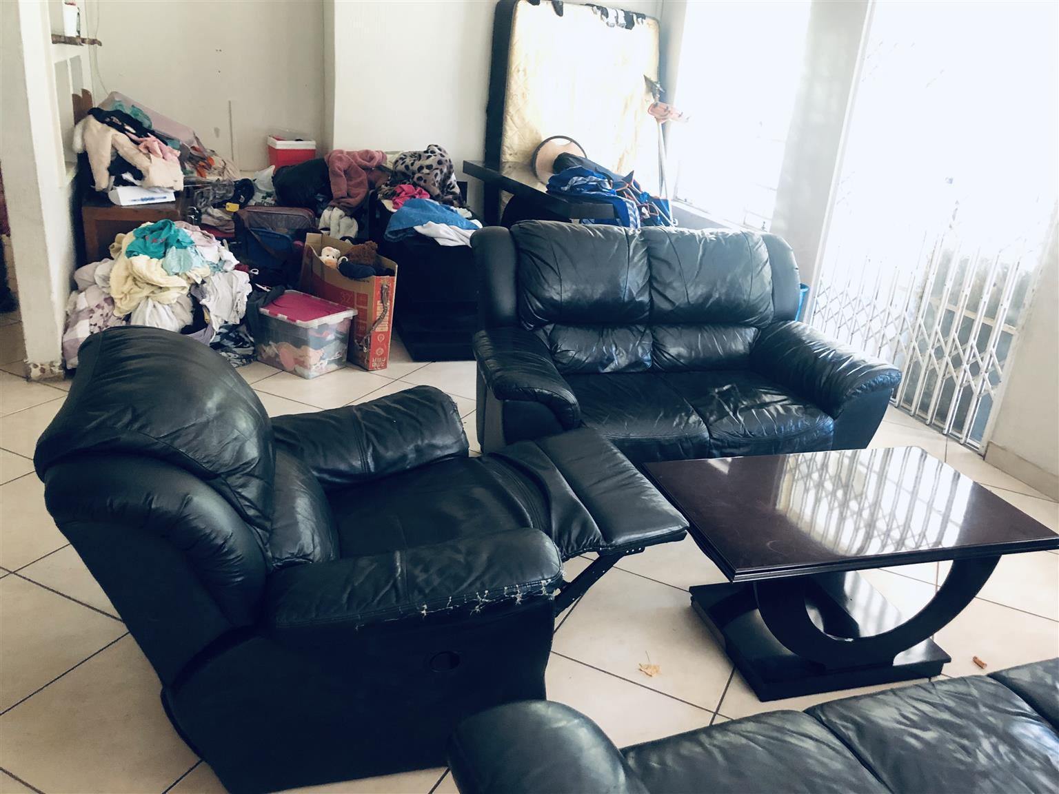 Leather couches for sale Junk Mail