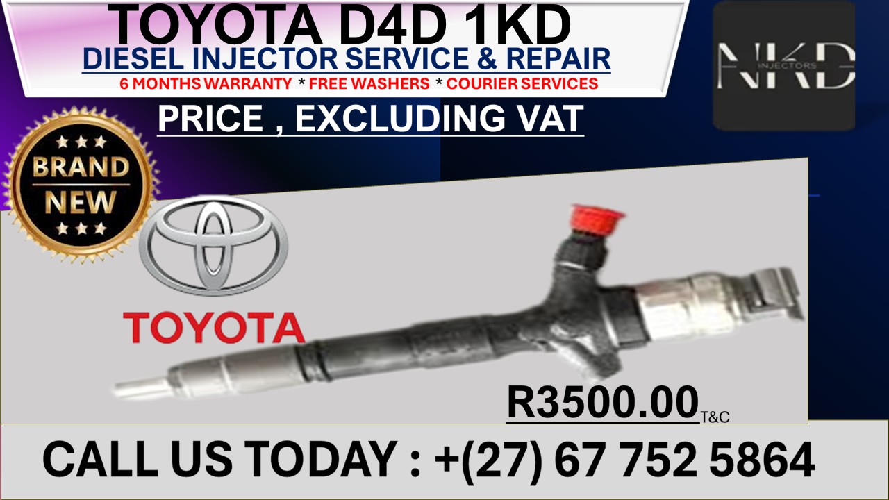Toyota D4D 1KD(BRAND NEW)Diesel Injectors - Private Seller Toyota D4D 1KD(BRAND NEW)Diesel Injectors - Private Seller