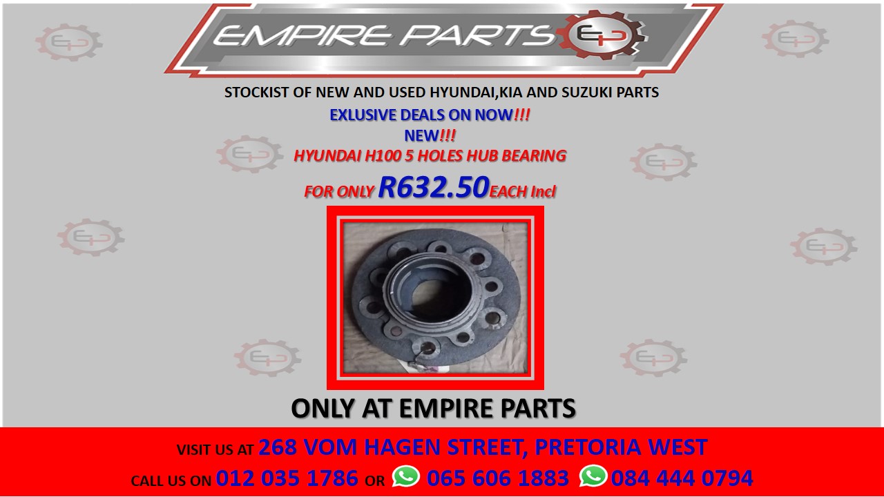 HYUNDAI H100 5 HOLES HUB BEARING - Private Seller HYUNDAI H100 5 HOLES HUB BEARING - Private Seller