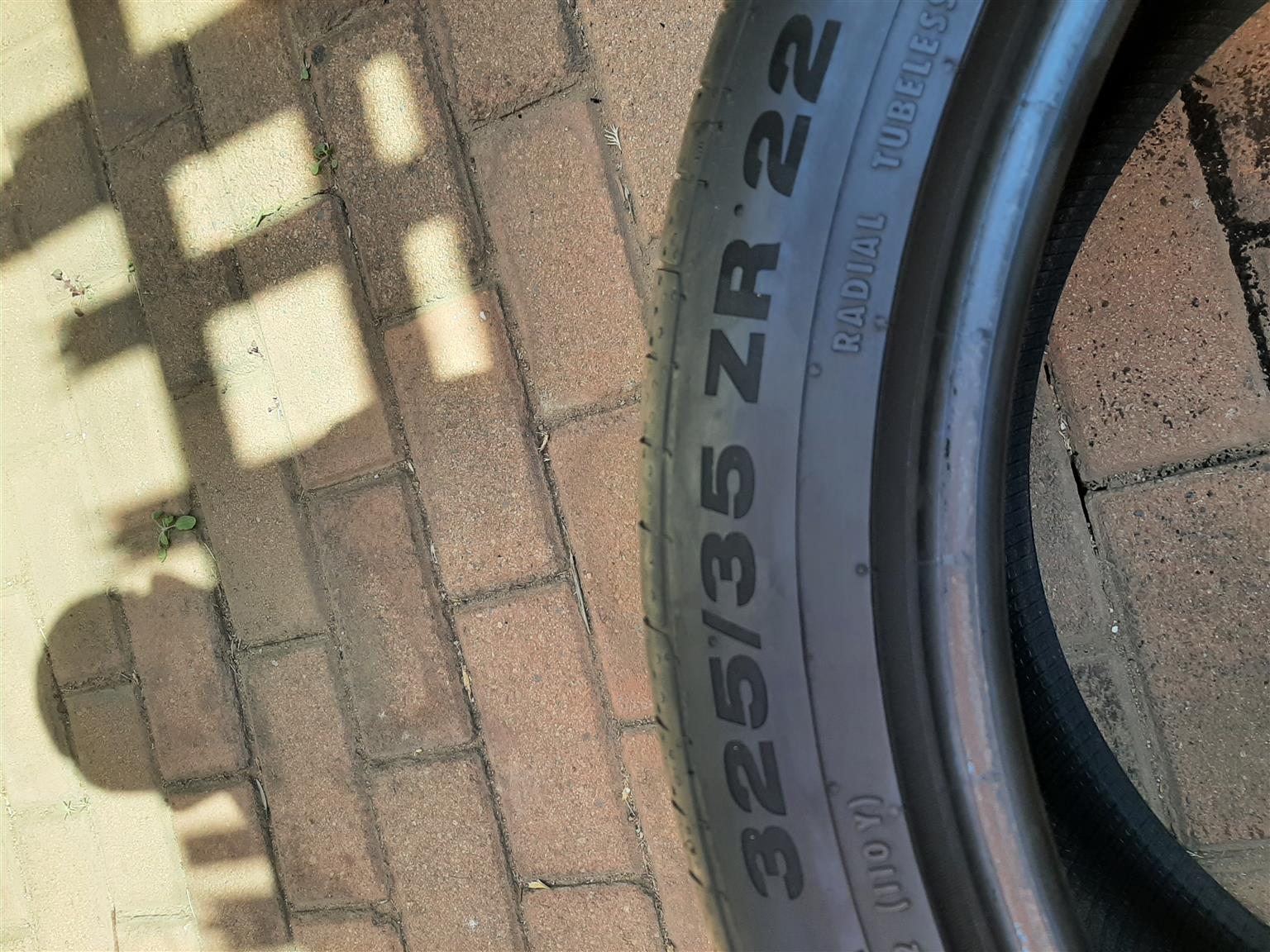 Mercedes-Benz GLE 63S Used Tyres 285 x 40 x 22" and 325 x 35 x22" tyres.