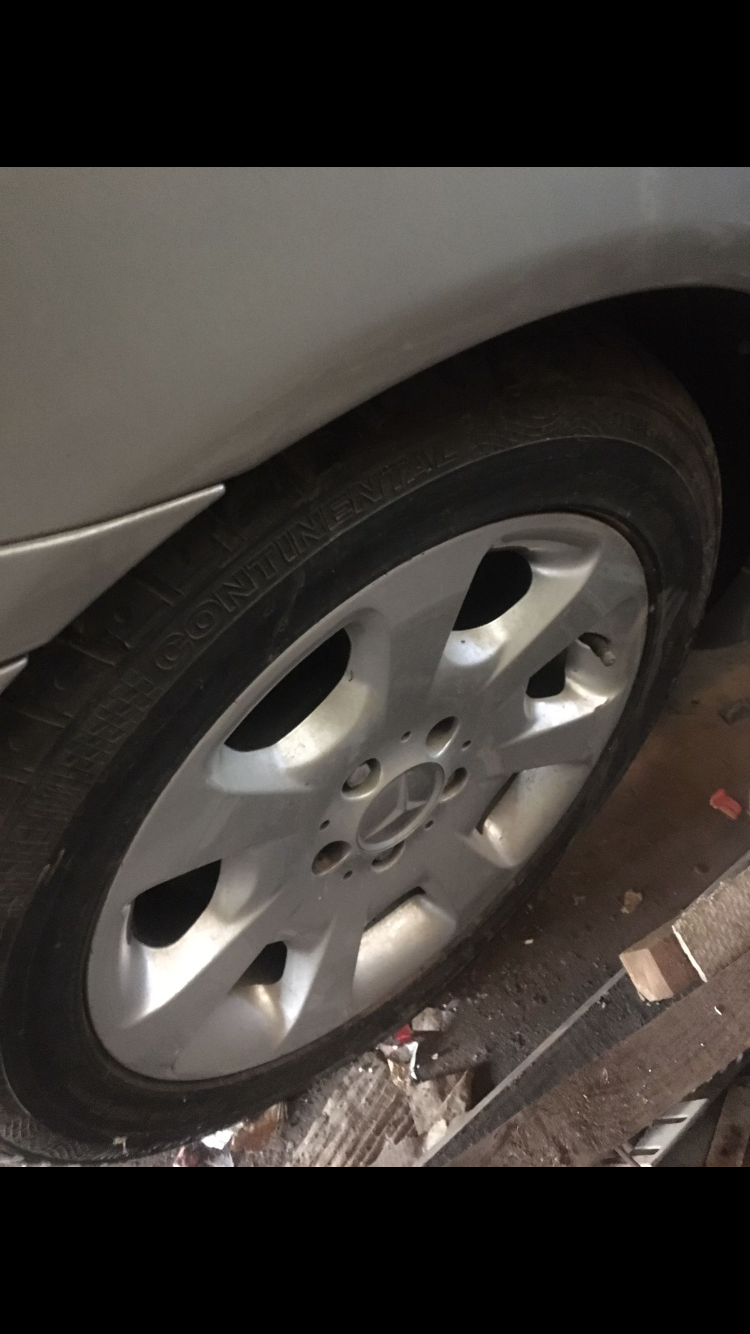 Mercedes Benz flower rims with 16’ Continental Tyres | Junk Mail