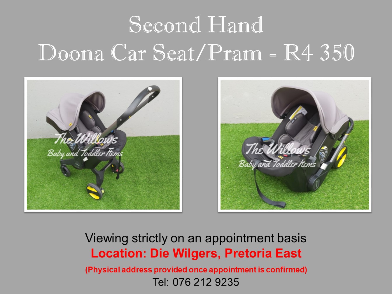 doona car seat second hand