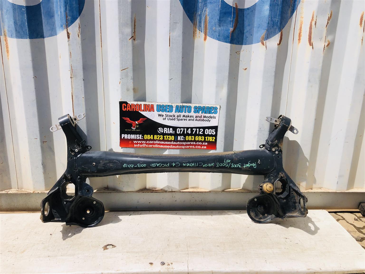 Peugeot 3008/407 Citroen C4 Picasso rear/back axle (2013-2018) - Private Seller Peugeot 3008/407 Citroen C4 Picasso rear/back axle (2013-2018) - Private Seller