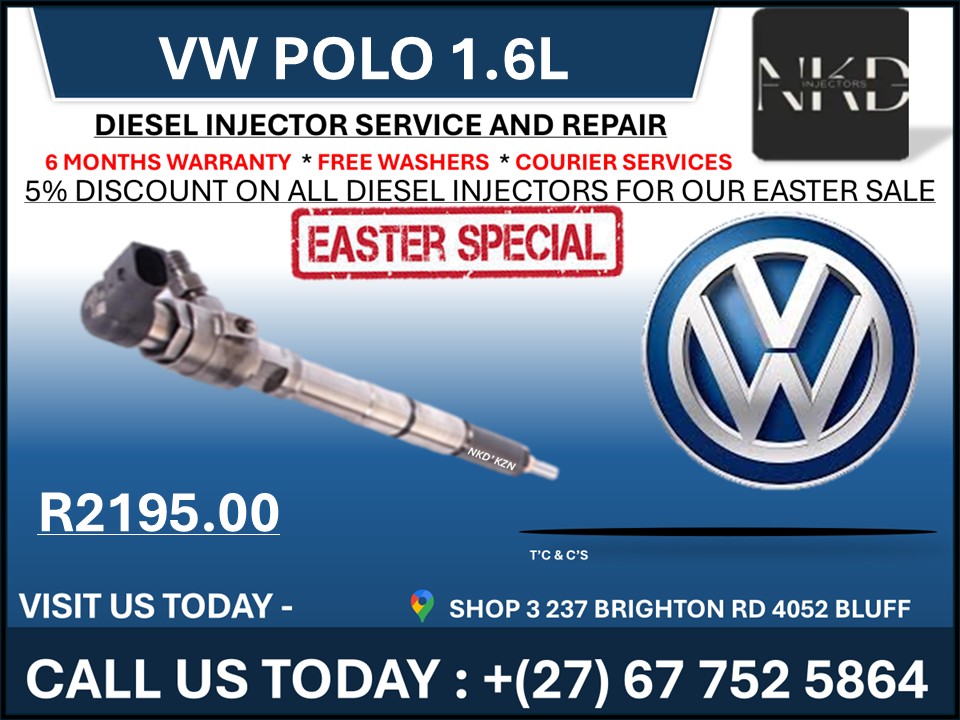 VW Polo 1.6L Diesel Injectors on recondition - Private Seller VW Polo 1.6L Diesel Injectors on recondition - Private Seller