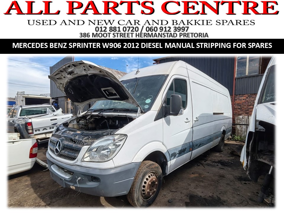 Mercedes-Benz Sprinter W906 2012 Diesel Manual Stripping for Spares Mercedes-Benz Sprinter W906 2012 Diesel Manual Stripping for Spares