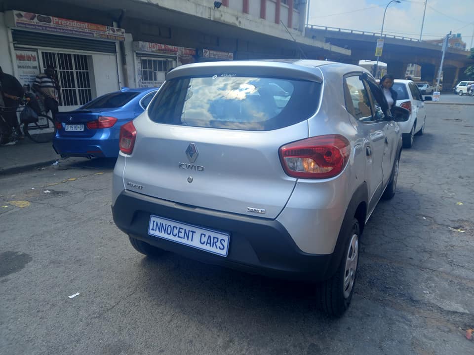 2019 RENAULT KWID 1.0 PETROL, SILVER COLOUR, AUTOMATIC TRANSMISSION, MILEAGE 37000KM