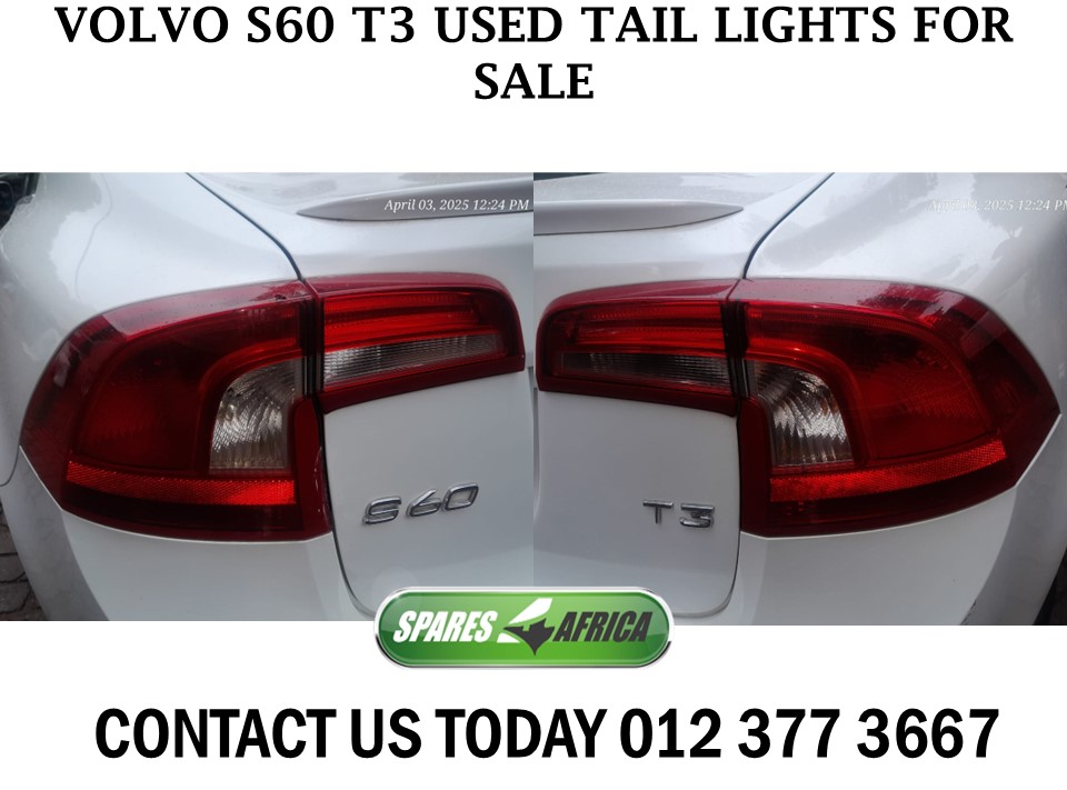 VOLVO S60 T3 USED TAIL LIGHTS - Private Seller VOLVO S60 T3 USED TAIL LIGHTS - Private Seller