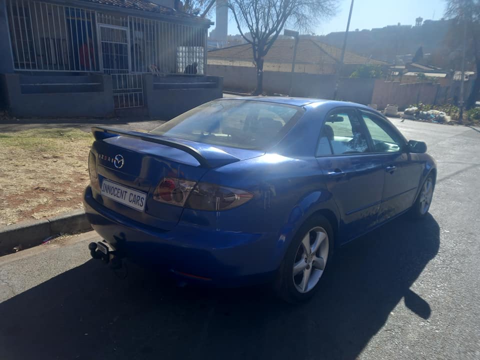 2003 MAZDA 6 SEDAN 1.4 PETROL ENGINE, MANUAL, BLUE COLOR
