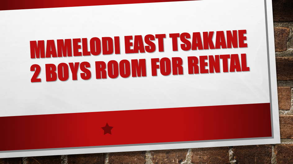 Forrent Room Tsakane Listings And Prices Waa2