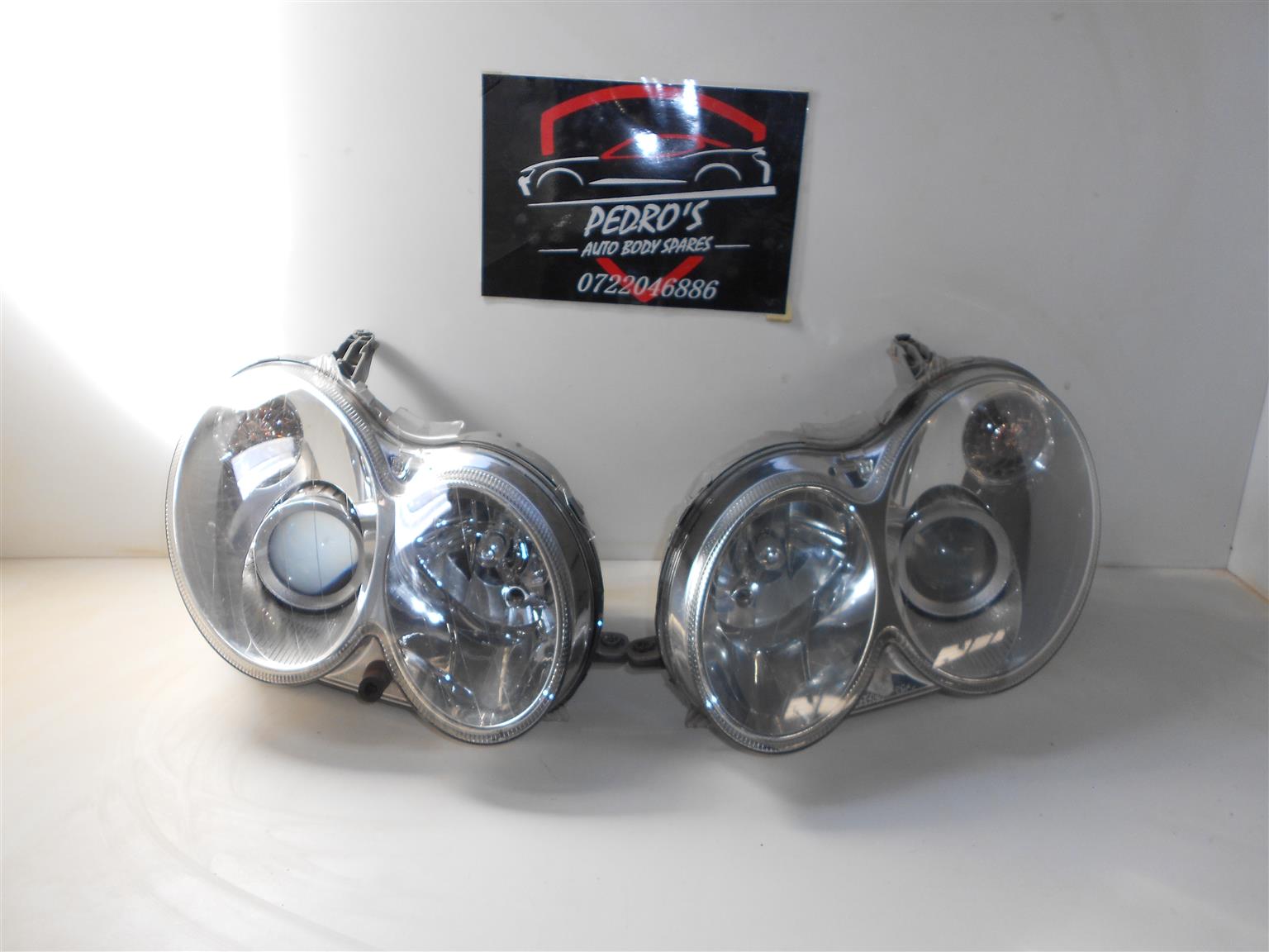 Mercedes Benz W203 Coupe Headlights