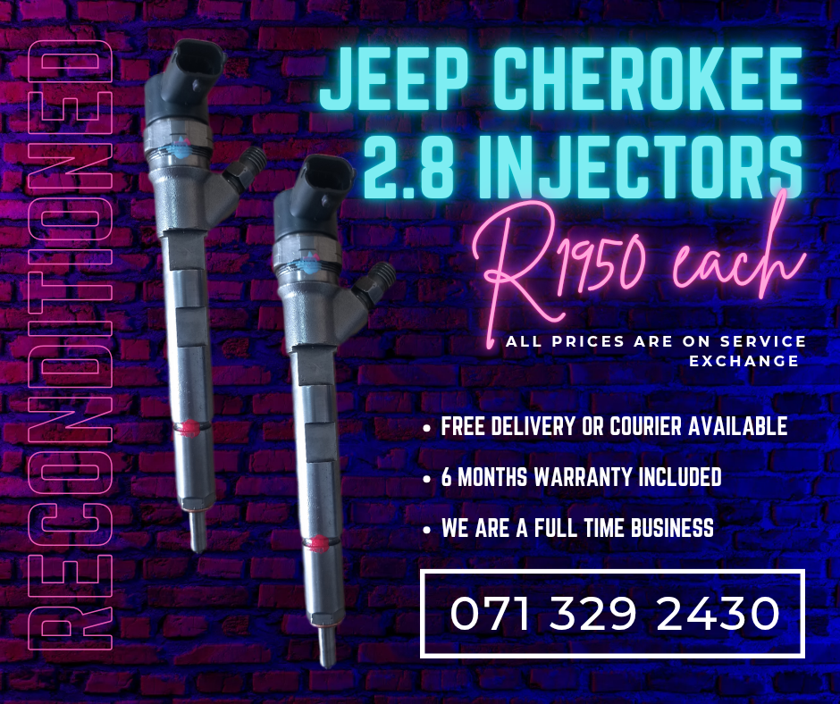 JEEP GRAND CHEROKEE 2.8 INJECTORS FOR SALE WITH WARRANTY - Private Seller JEEP GRAND CHEROKEE 2.8 INJECTORS FOR SALE WITH WARRANTY - Private Seller