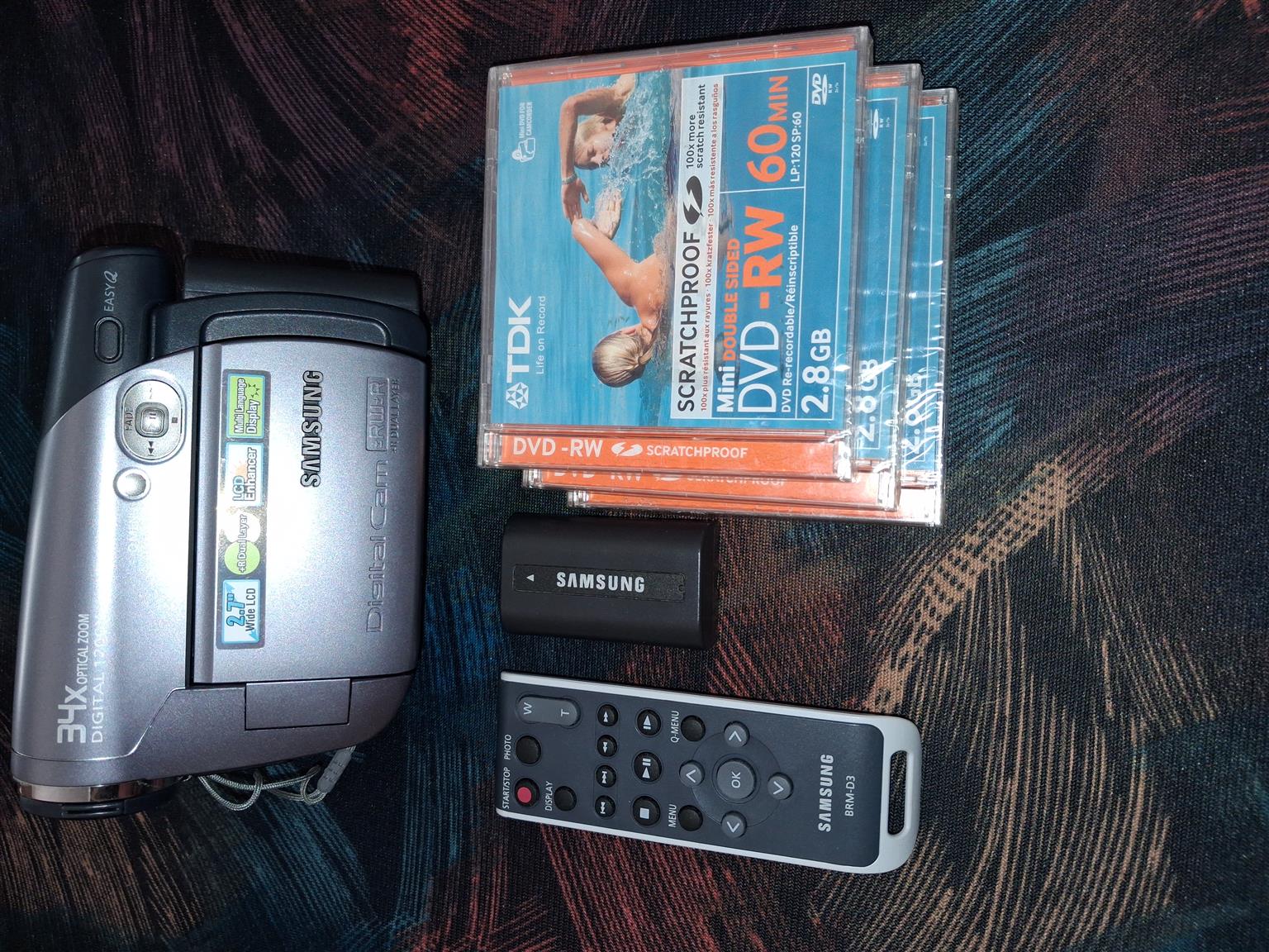 Samsung DVD video camera Samsung DVD video camera