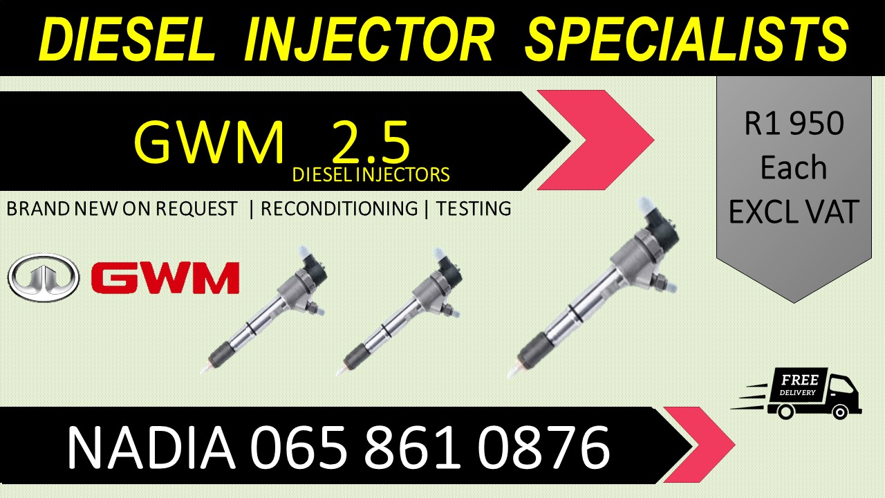 2.5 GWM DIESEL INJECTORS TO RECON OR FOR SALE - Private Seller 2.5 GWM DIESEL INJECTORS TO RECON OR FOR SALE - Private Seller