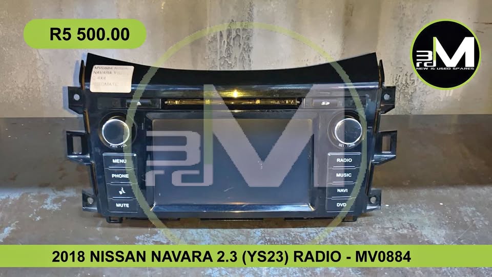 2018 NISSAN NAVARA 2.3 (YS23) RADIO - MV0884 - Private Seller