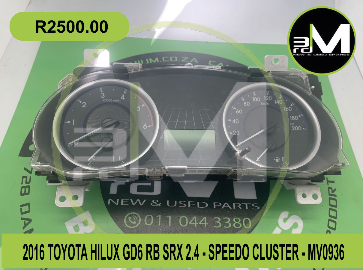 SPEEDOMETER CLUSTER- TOYOTA HILUX GD6 - Private Seller SPEEDOMETER CLUSTER- TOYOTA HILUX GD6 - Private Seller