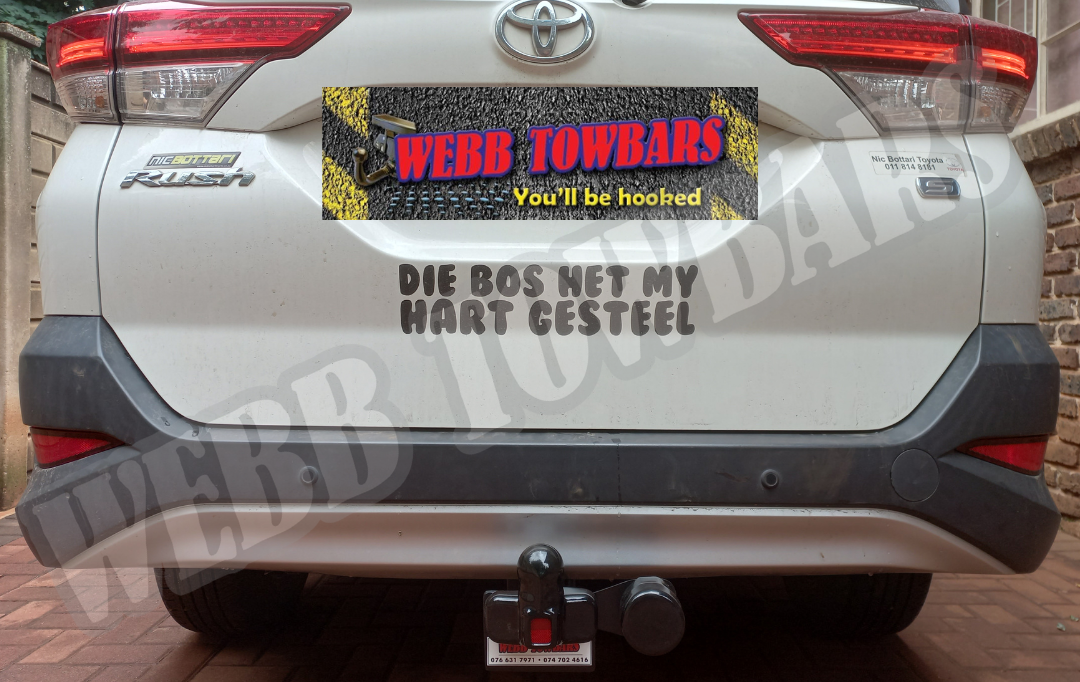 Toyota Rush Standard/Detachable Towbars - Private Seller