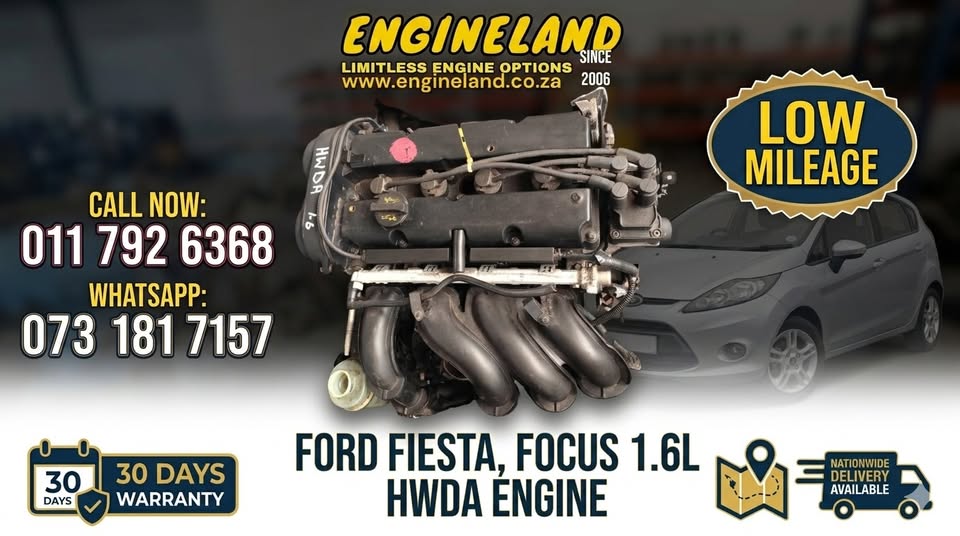 Ford Fiesta, Focus 1.6L non vvti HWDA engine. - Private Seller Ford Fiesta, Focus 1.6L non vvti HWDA engine. - Private Seller