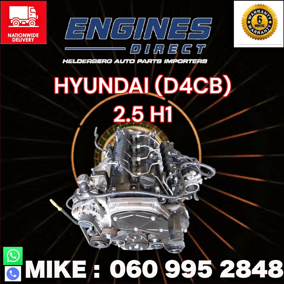 Import Hyundai H1 D4CB Engine. Bosch Injectors. - Private Seller