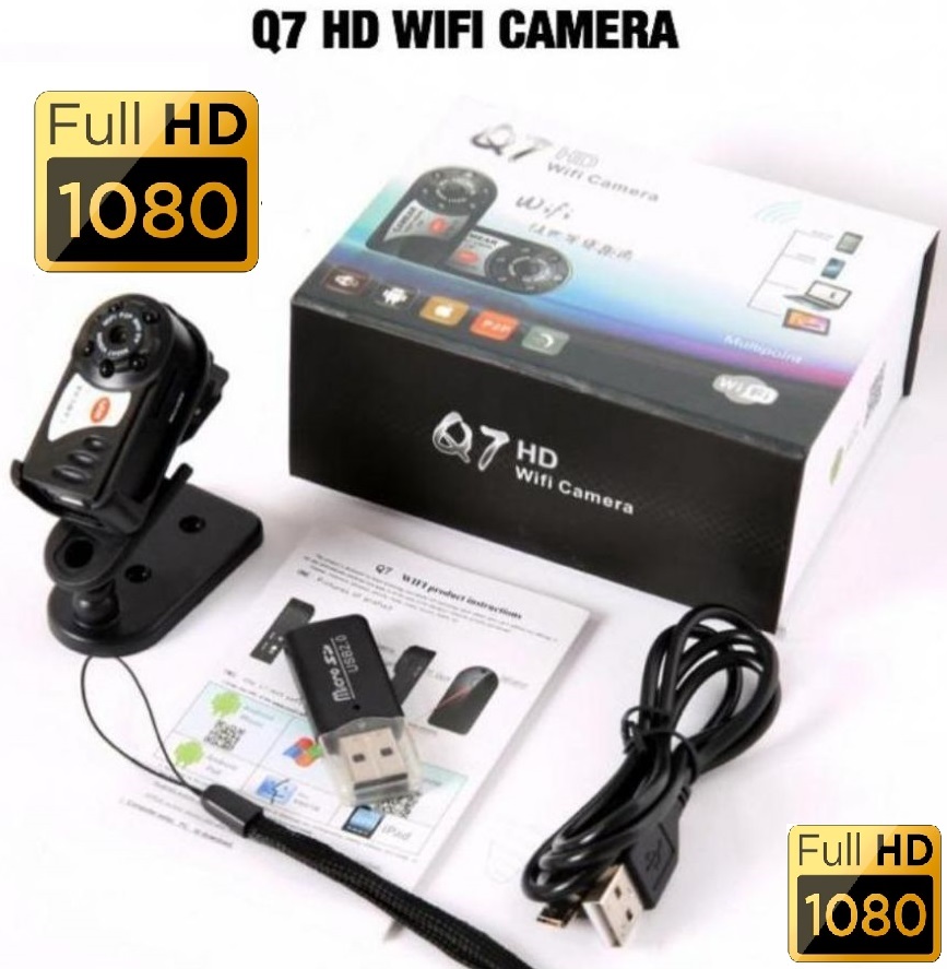 WiFi Mini Hidden Spy Camera, Portable NVR WiFi Q7 P2P Miniature Spy DVR Camera. WiFi Mini Hidden Spy Camera, Portable NVR WiFi Q7 P2P Miniature Spy DVR Camera.