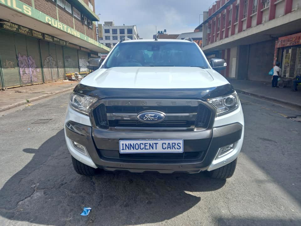 2019 FORD RANGER 3.2 DIESEL WILDTRAK 4X4 AUTOMATIC , DOUBLE CAB WHITE COLOUR, 51000KM
