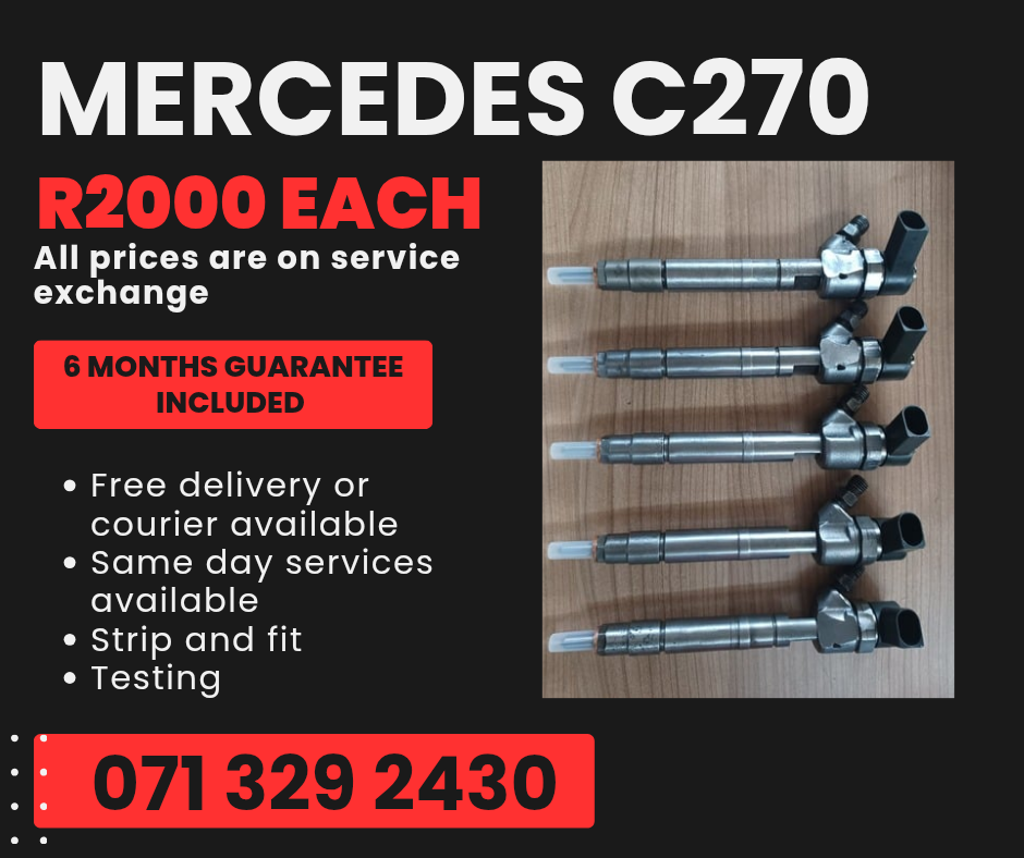 MERCEDES BENZ C270 INJECTORS FOR SALE WITH WARRANTY - Private Seller MERCEDES BENZ C270 INJECTORS FOR SALE WITH WARRANTY - Private Seller