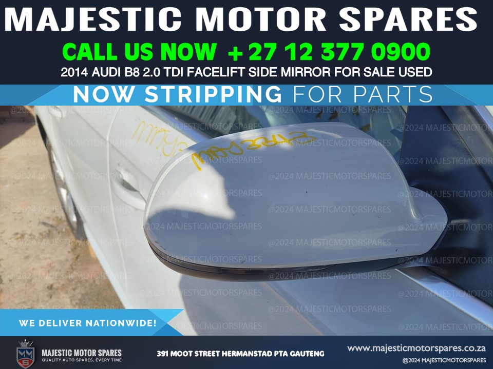 2014 Audi Facelift B8 2.0 TDI Second Hand Side Mirrors for Sale! - Private Seller 2014 Audi Facelift B8 2.0 TDI Second Hand Side Mirrors for Sale! - Private Seller