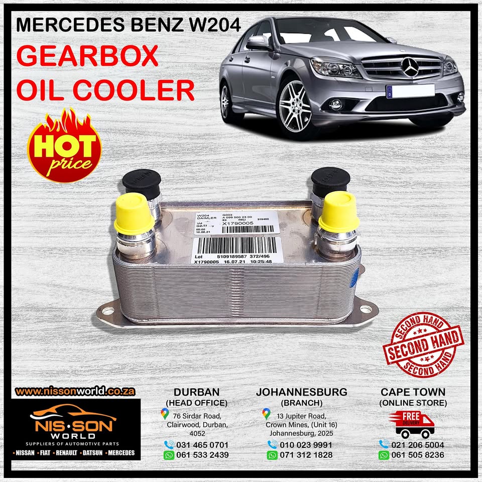 MERCEDES BENZ W204 GEARBOX OIL COOLER
