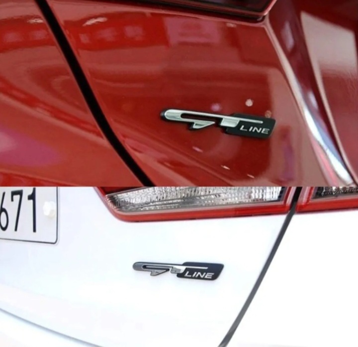 Kia GT Line back badge emblem sticker - Private Seller Kia GT Line back badge emblem sticker - Private Seller