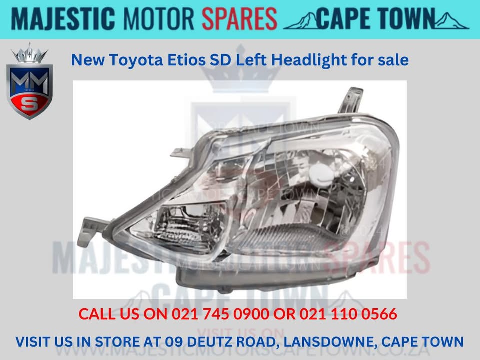 Toyota Etios SD Left Headlight for sale - Private Seller Toyota Etios SD Left Headlight for sale - Private Seller