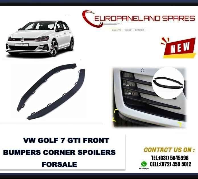 VW GOLF 7 GTI BRAND NEW FRONT BUMPERS CORNER SPOILERS FORSALE
