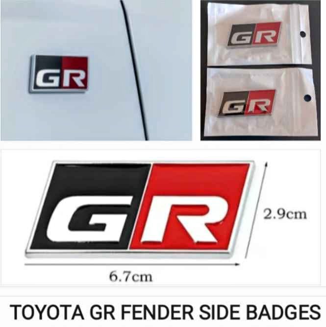 Toyota GR side fender badges emblems - Private Seller Toyota GR side fender badges emblems - Private Seller