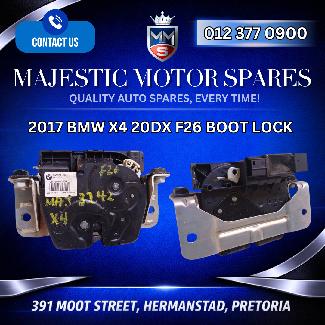 2017 BMW X4 20d X F26 Boot Lock – For Sale | Used - Private Seller 2017 BMW X4 20d X F26 Boot Lock – For Sale | Used - Private Seller