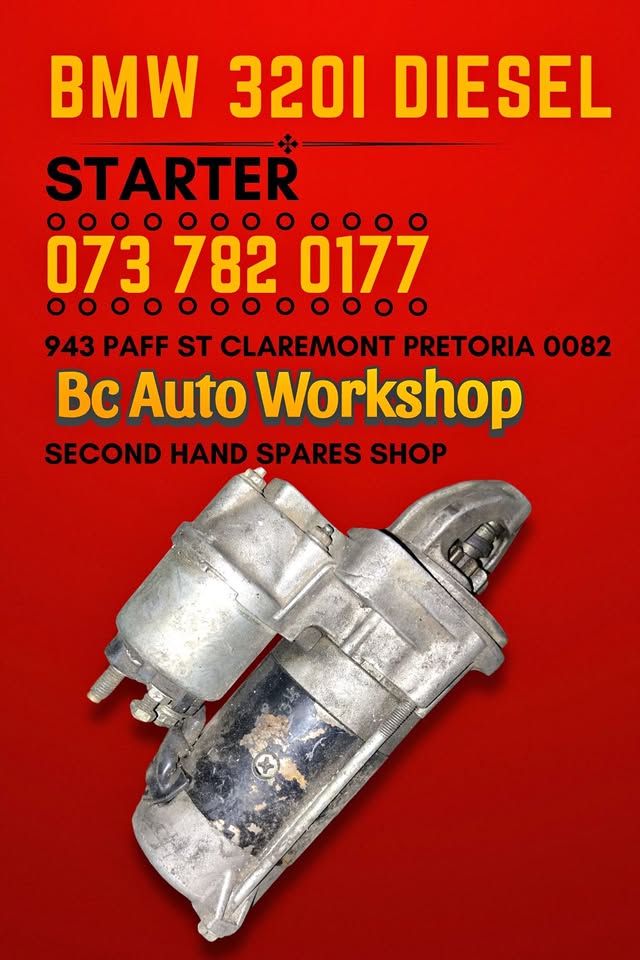 Bmw 320i diesel starter Call or WhatsApp me - Private Seller Bmw 320i diesel starter Call or WhatsApp me - Private Seller