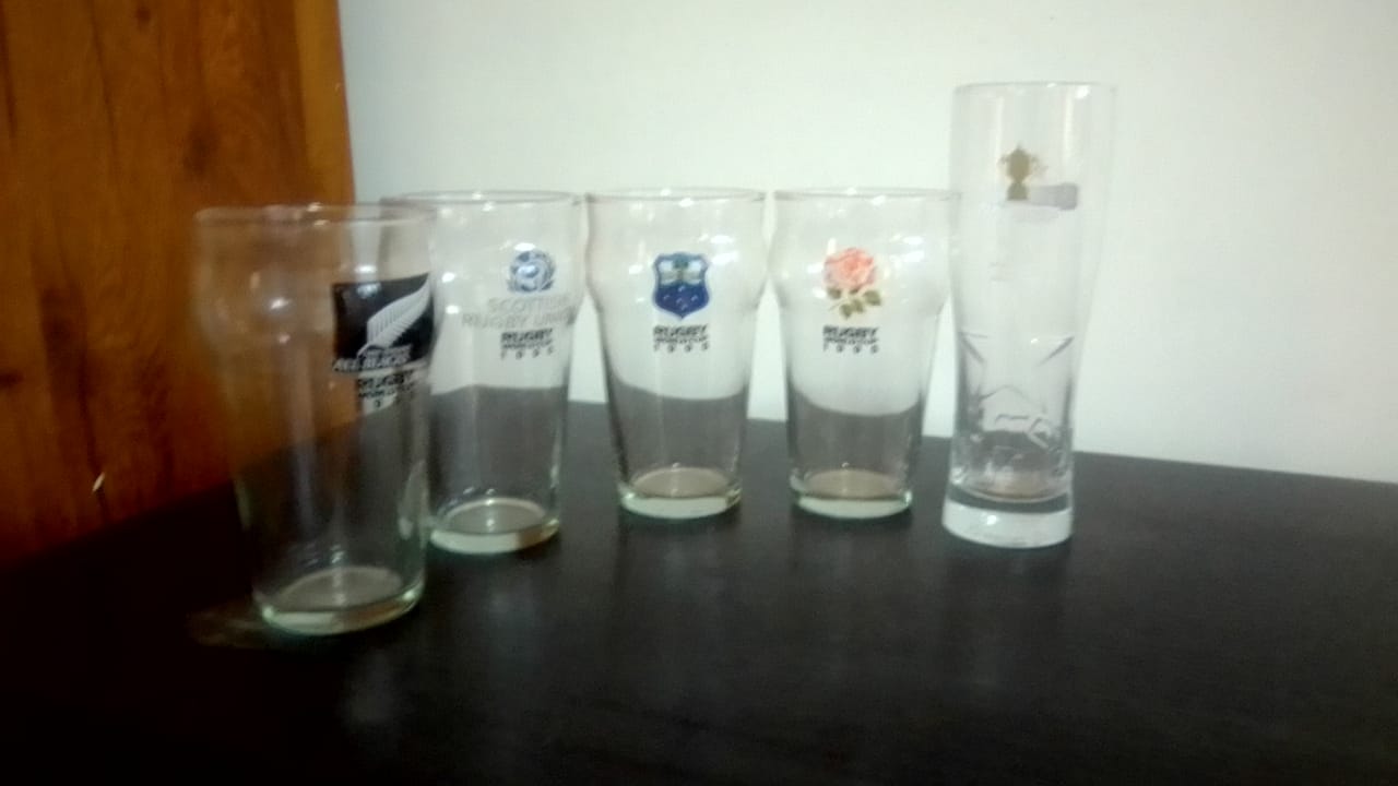 Pub collection glasses
