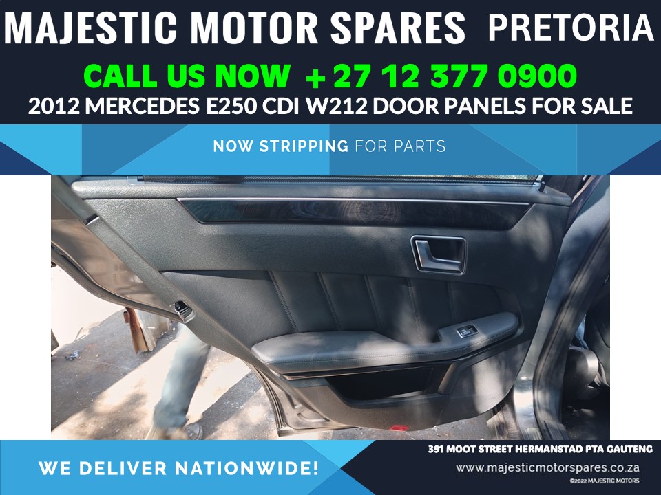Mercedes E250 cdi W212 door panels for sale used - Private Seller Mercedes E250 cdi W212 door panels for sale used - Private Seller