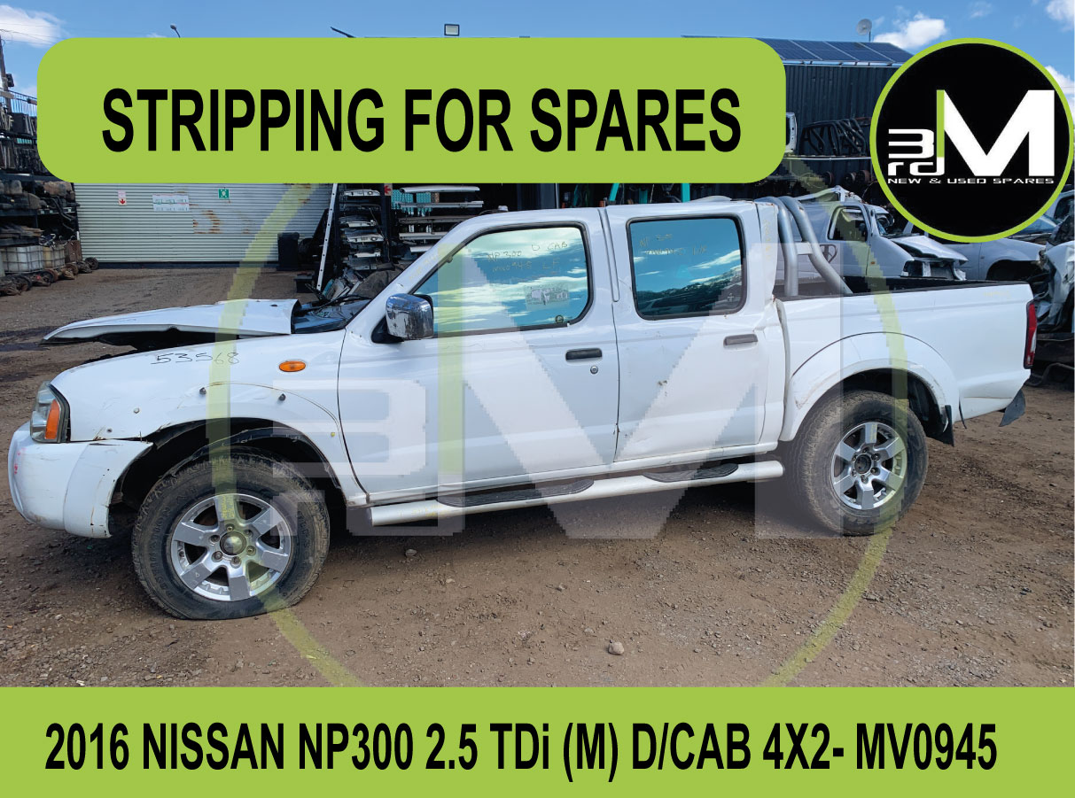 STRIPPING FOR SPARES- 2016 NISSAN NP300 2.5 TDi - Private Seller STRIPPING FOR SPARES- 2016 NISSAN NP300 2.5 TDi - Private Seller