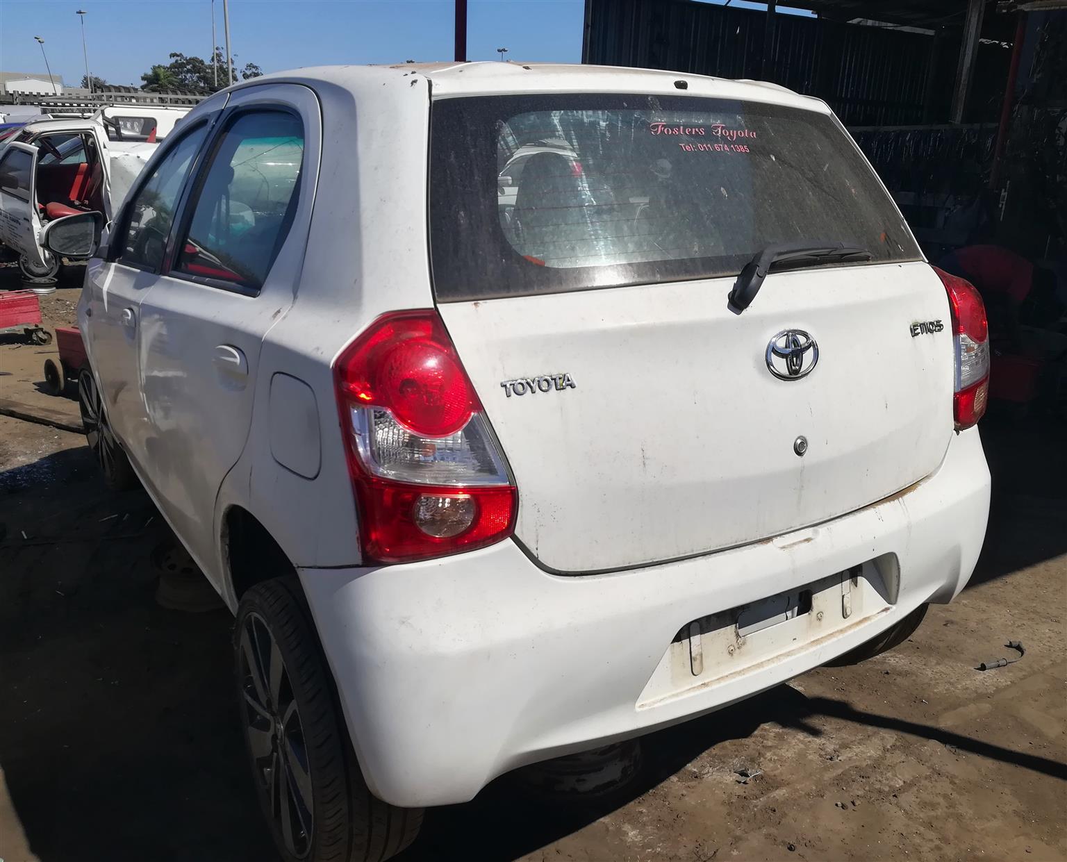 2016 Toyota Etios 1.6 – Stripping for Spares