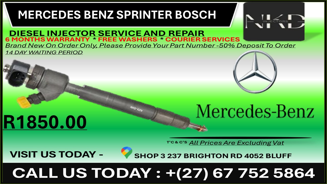 Mercedes Benz Sprinter Bosch Diesel Injectors on Recondition - Private Seller Mercedes Benz Sprinter Bosch Diesel Injectors on Recondition - Private Seller