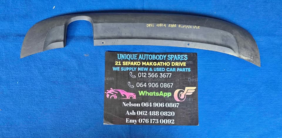 Opel Corsa Rear Back Bumper Spoiler - Private Seller