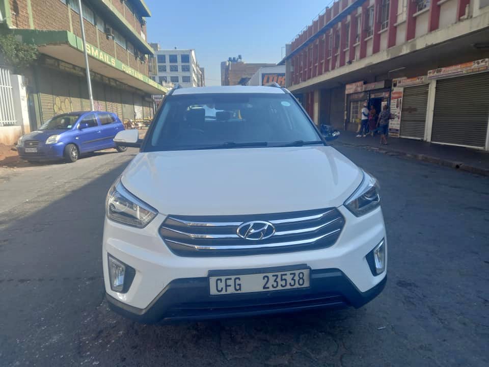 2019 HYUNDAI CRETA 1.6 PETROL, MANUAL TRANSMISSION, WHITE COLOUR
